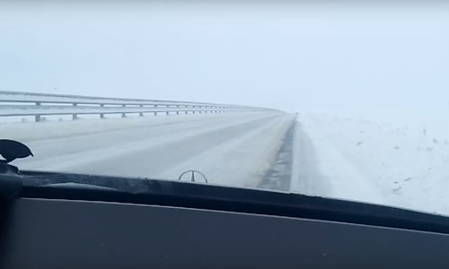 Виновных в плохой уборке трассы «Таврида» от снега уволят