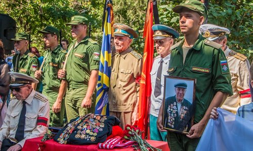 В Керчи попрощались с участником десанта Лубенцовым