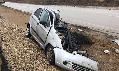 В Ленинском районе разорвало иномарку
